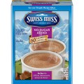 Swiss Miss Hot Cocoa Mix, No Sugar Added, Milk Chocolate, 0.55 oz, 60 ct