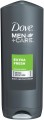 Dove Men+Care body and Face Wash, Extra Fresh, 18 oz.